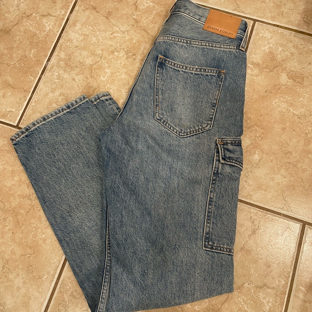 Aritzia Denim Forum Cargo Slim Jeans